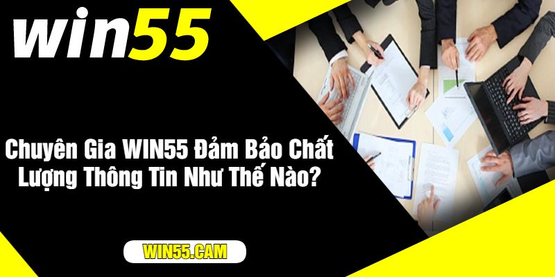 Chuyên Gia WIN55 Đảm Bảo Chất Lượng Thông Tin Như Thế Nào?